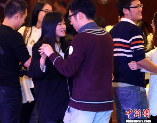 　　硕博联谊会现场。