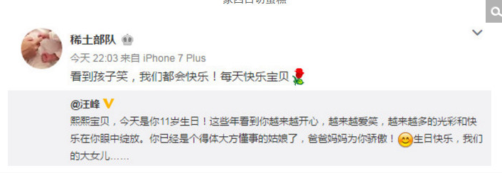 图为章子怡微博截图。